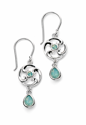 Picture of Swarovski Swirl Drop Earrings