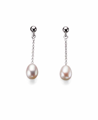 Picture of Drop Pearl Earrings