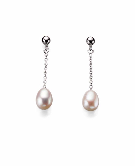 Picture of Drop Pearl Earrings