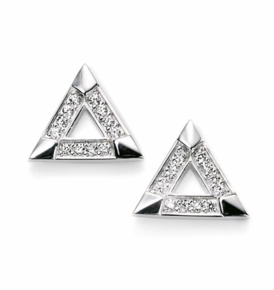Picture of Pave Triangle Studs