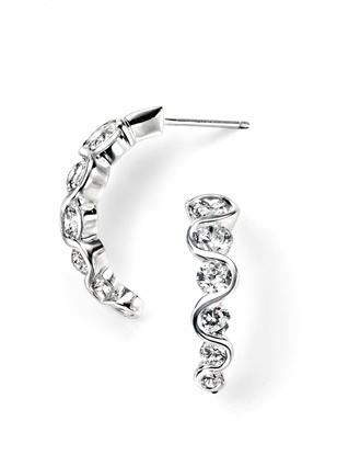 Picture of CZ Hoop Earrings