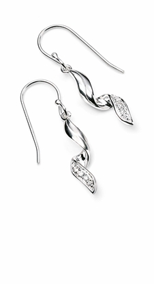 Picture of Twist Earrings With Cz