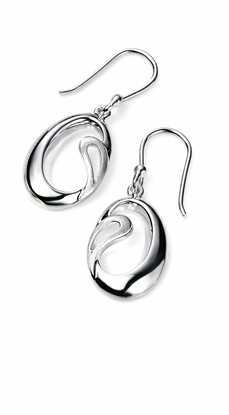 Picture of Organic Shape Cut Out Drop Earrings