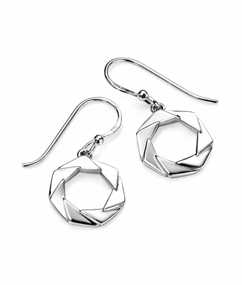 Picture of Origami Disc Earrings