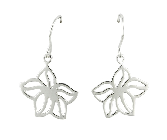 Picture of Silver Designer Quirky Flower Set 44 Earring Pair