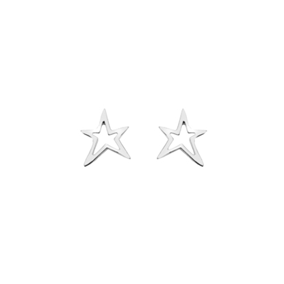 Picture of Silver Star Stud Earrings