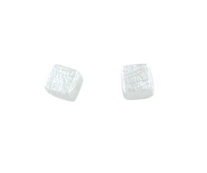 Picture of Silver Square Matt Finish Stud Earrings 074