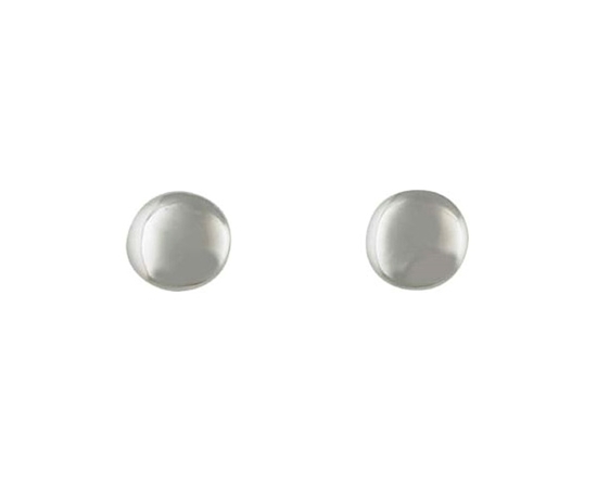 Picture of Silver Round Polished Stud Earring Pair 109