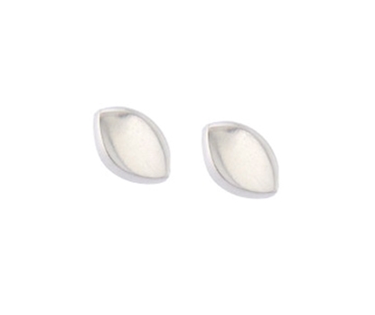 Picture of Silver Designer Small Petal Stud 004 Earring Pair