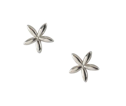 Picture of Silver Echo 1M Flower Stud Earring Pair