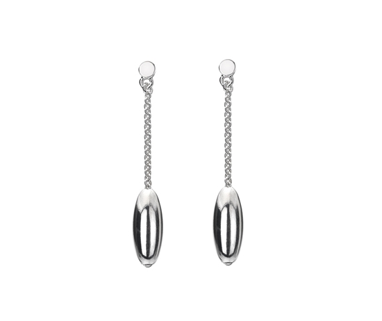 Picture of Silver Twist 3 Oval Earrings