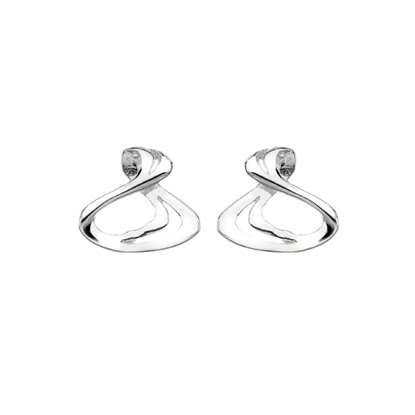 Picture of Silver designer stud 288 earrings