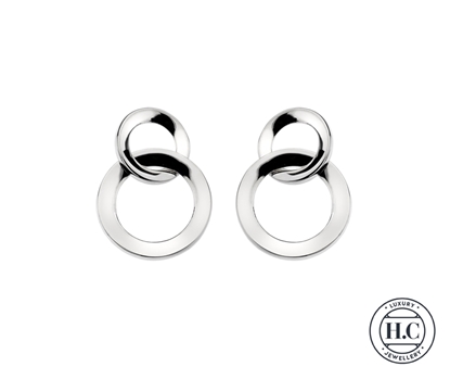 Picture of Sterling Silver H Curteis Premium Drop Earrings