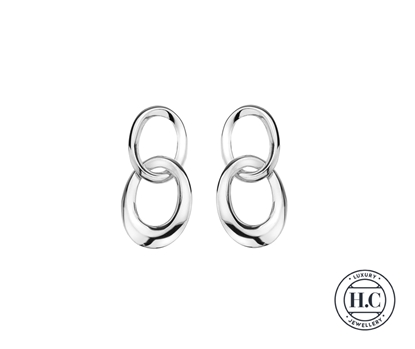 Picture of Sterling Silver H Curteis Premium Drop Earrings