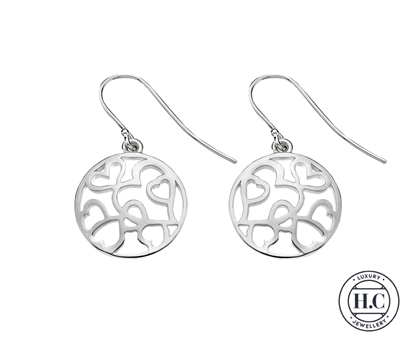 Picture of Sterling Silver H Curteis Premium Drop Earrings