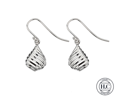 Picture of Sterling Silver H Curteis Premium Drop Earrings