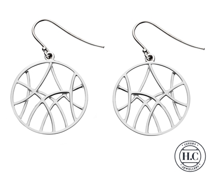 Picture of Sterling Silver H Curteis Premium Drop Earrings