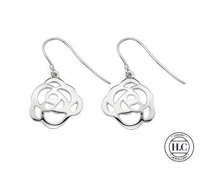 Picture of Sterling Silver H Curteis Premium Drop Earrings