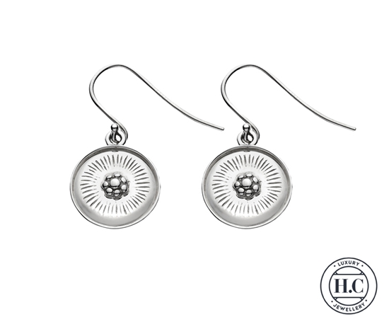 Picture of Sterling Silver H Curteis Premium Drop Earrings