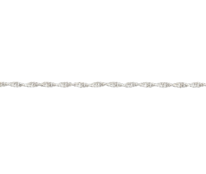 Picture of Silver 10 Prince of Wales Rope 18/45cm