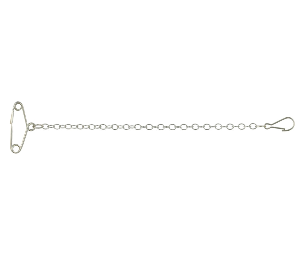 Silver Brooch Safety Chain Silver Breeze Jewellery