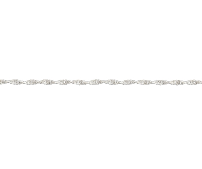 Picture of Silver 10 Prince of Wales Rope 16/40cm