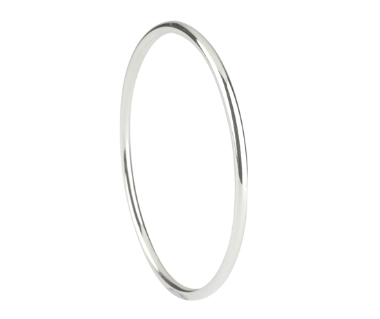 Picture of Silver Round Bangle 2