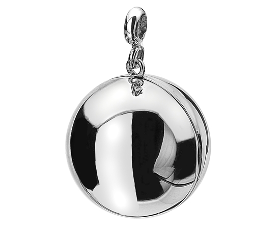 Picture of Silver Locket 6 Ball ALL POLISHED