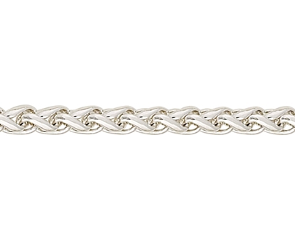 Picture of Silver Braided Curb 2 7.5/19cm