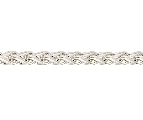 Picture of Silver Braided Curb 2 7.5/19cm