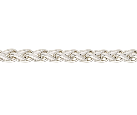 Picture of Silver Braided Curb 2 7.5/19cm