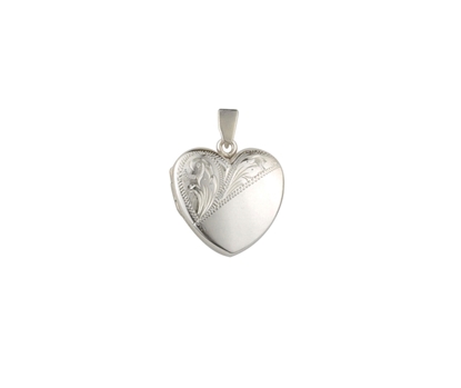 Picture of Silver Locket 8 Engraving D