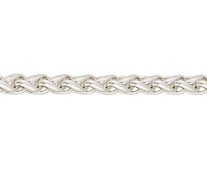 Picture of Silver Braided Curb 2 8.5/21cm