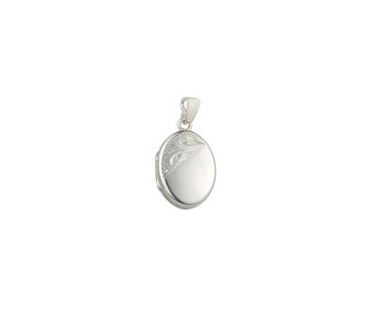 Picture of Silver Locket 5 Engraving D