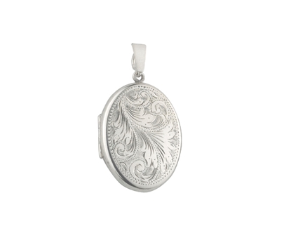 Picture of Silver Locket 2 Engraving B