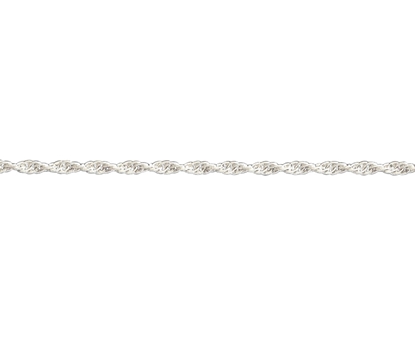 Picture of Silver 18 Prince of Wales Rope 16/40cm
