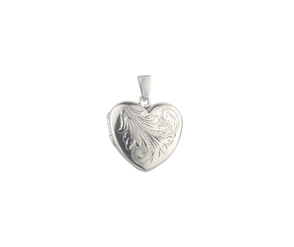 Picture of Silver Locket 8 Engraving C