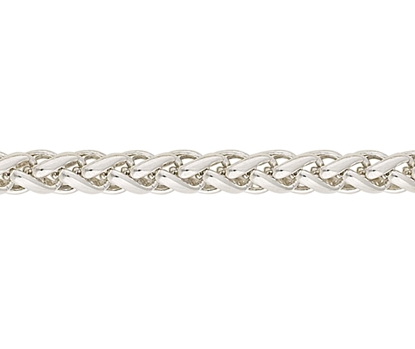 Picture of Silver Braided Curb 3 7.5/19cm