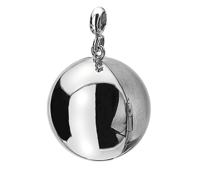 Picture of Silver Locket 6 Ball MATT/POLISH 1/2