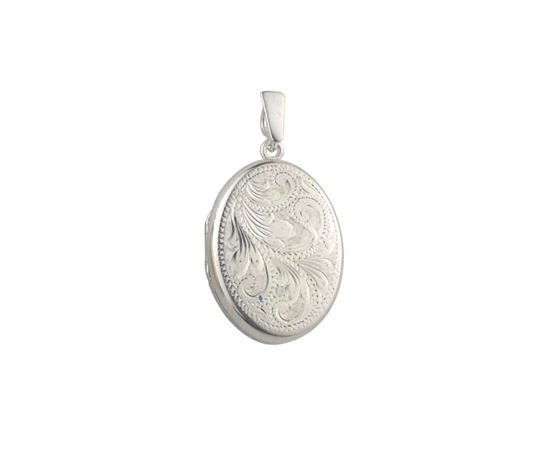 Picture of Silver Locket 3 Engraving B