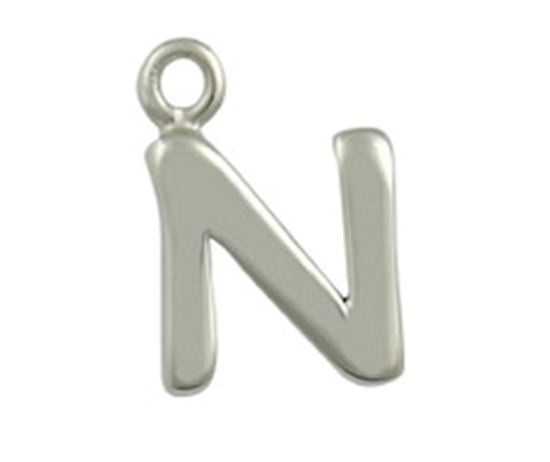 Picture of Silver Letter 'N'