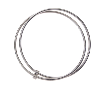 Picture of Silver Rob 5 X2 Bangle