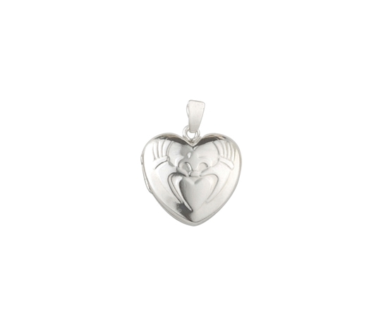 Picture of Silver Locket 8 Embossed