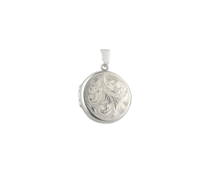 Picture of Silver Locket 6 Engraving B