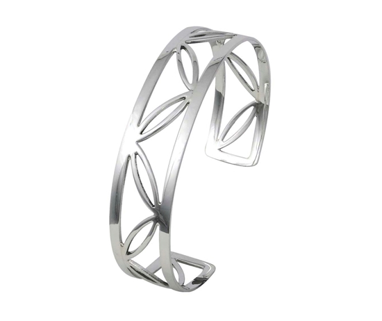 Picture of Silver Torque Bangle 1D