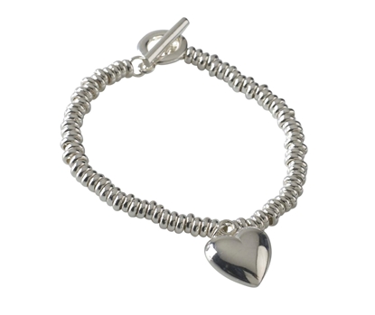 Picture of Silver Candy 1 Toggle Bracelet 7.5/19cm