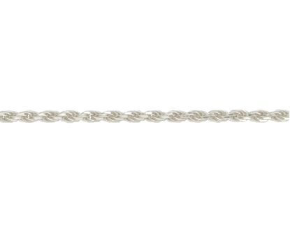 Picture of Silver Filed Solid Rope 60 18/45cm