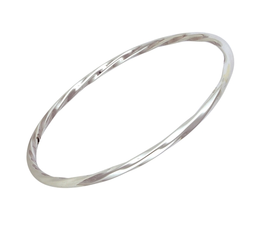 Picture of Silver Designer Bangle 8