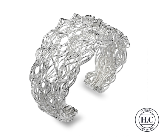 Picture of Silver H Curteis Premium Designer Bangle 9