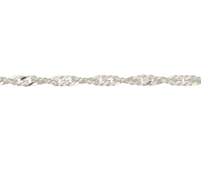 Picture of Silver Twisted Curb 60 18/45cm